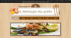 Desktop Screenshot of ilprivilegiodelgusto.com